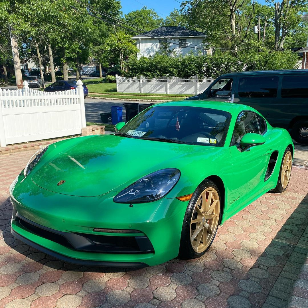 A green Porsche 911 detailed by FinalForm Auto Spa