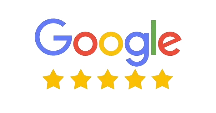 Googles logo with 5 stars below